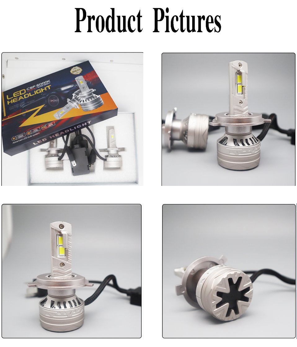 Premium XT18 Automotive Headlight H7 - 6000K LED Bulbs - Image 5