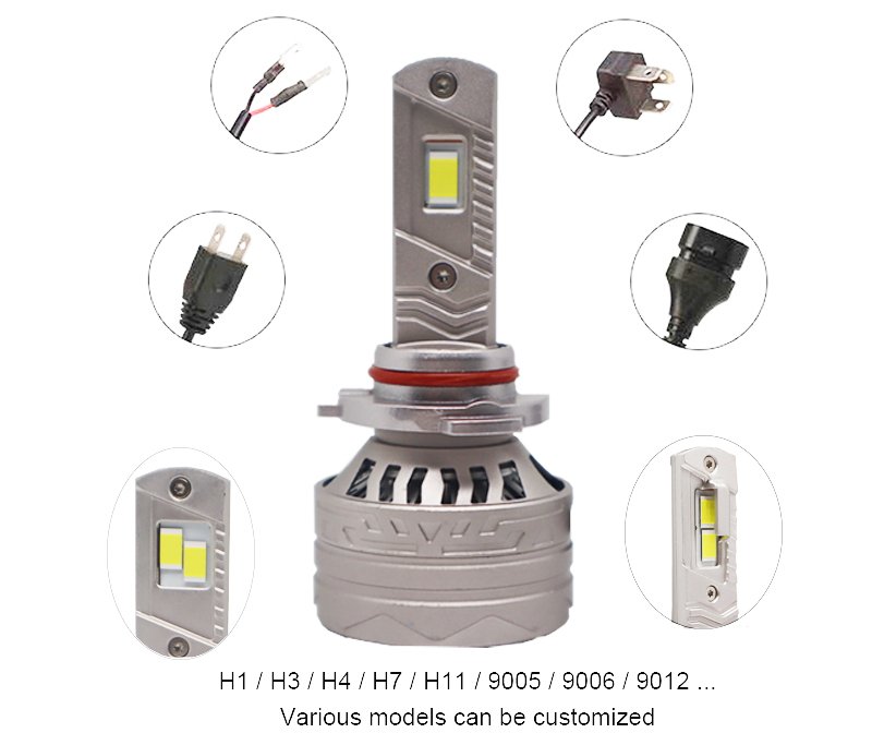 Premium XT18 Automotive Headlight H7 - 6000K LED Bulbs - Image 4