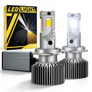 M65 LED headlight H7 with retail box bulb product photo