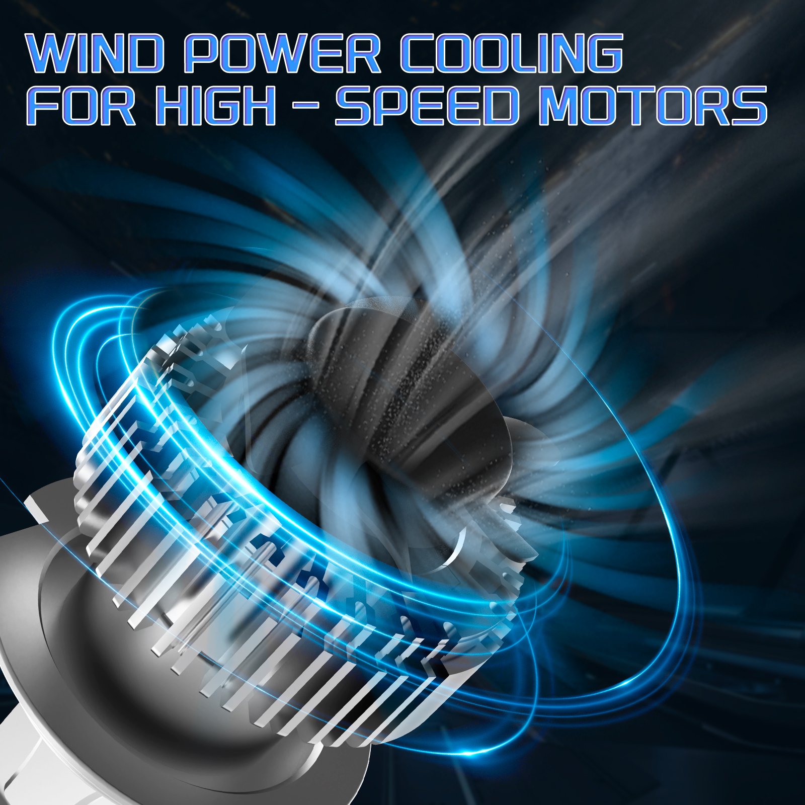 Xien Automotive M76-Detail-06-Waterproof LED headlight bulb