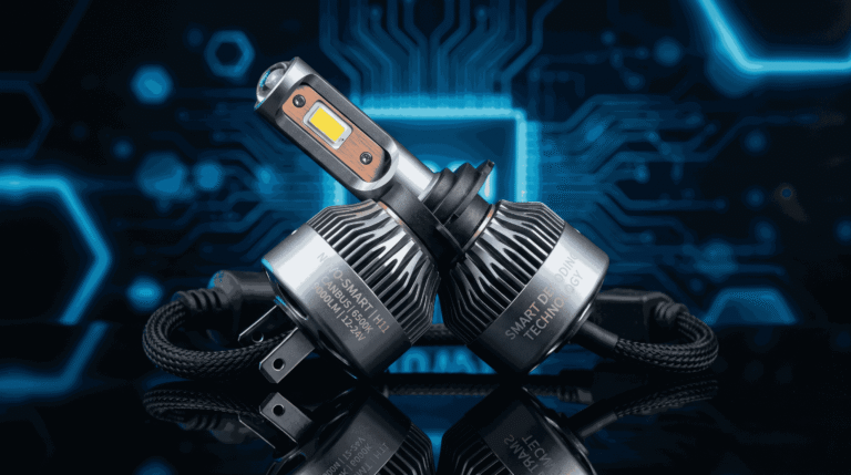 High-quality CANbus error-free LED headlights designed to prevent dashboard warning codes and flickering in modern vehicles.
