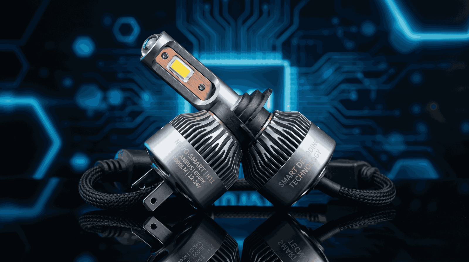 High-quality CANbus error-free LED headlights designed to prevent dashboard warning codes and flickering in modern vehicles.